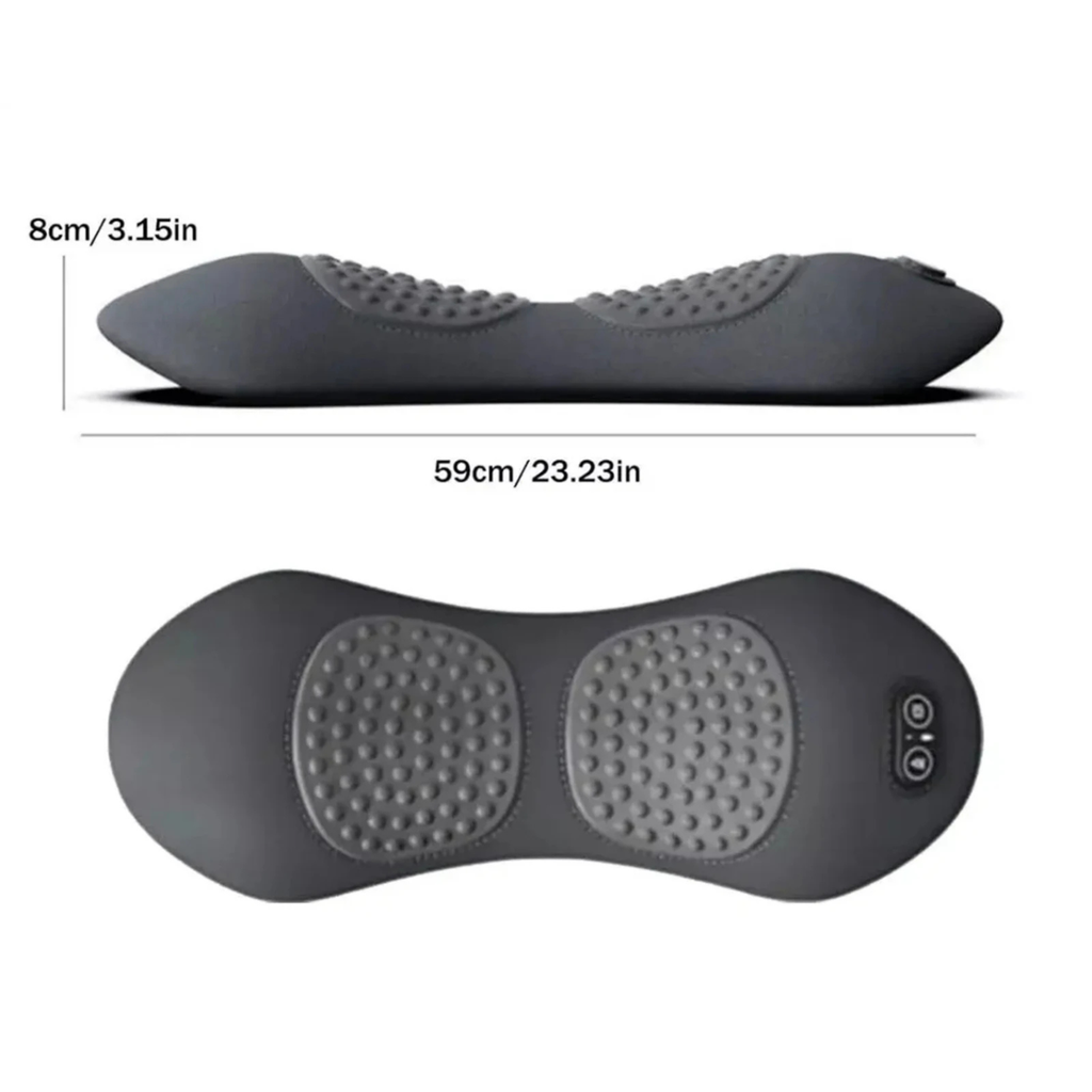 Heated Lumbar Support Massager Pillow