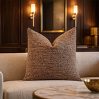 Soft Striped Chenille Throw Pillow Covers