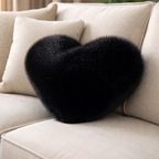 Fluffy Heart Decorative Pillow
