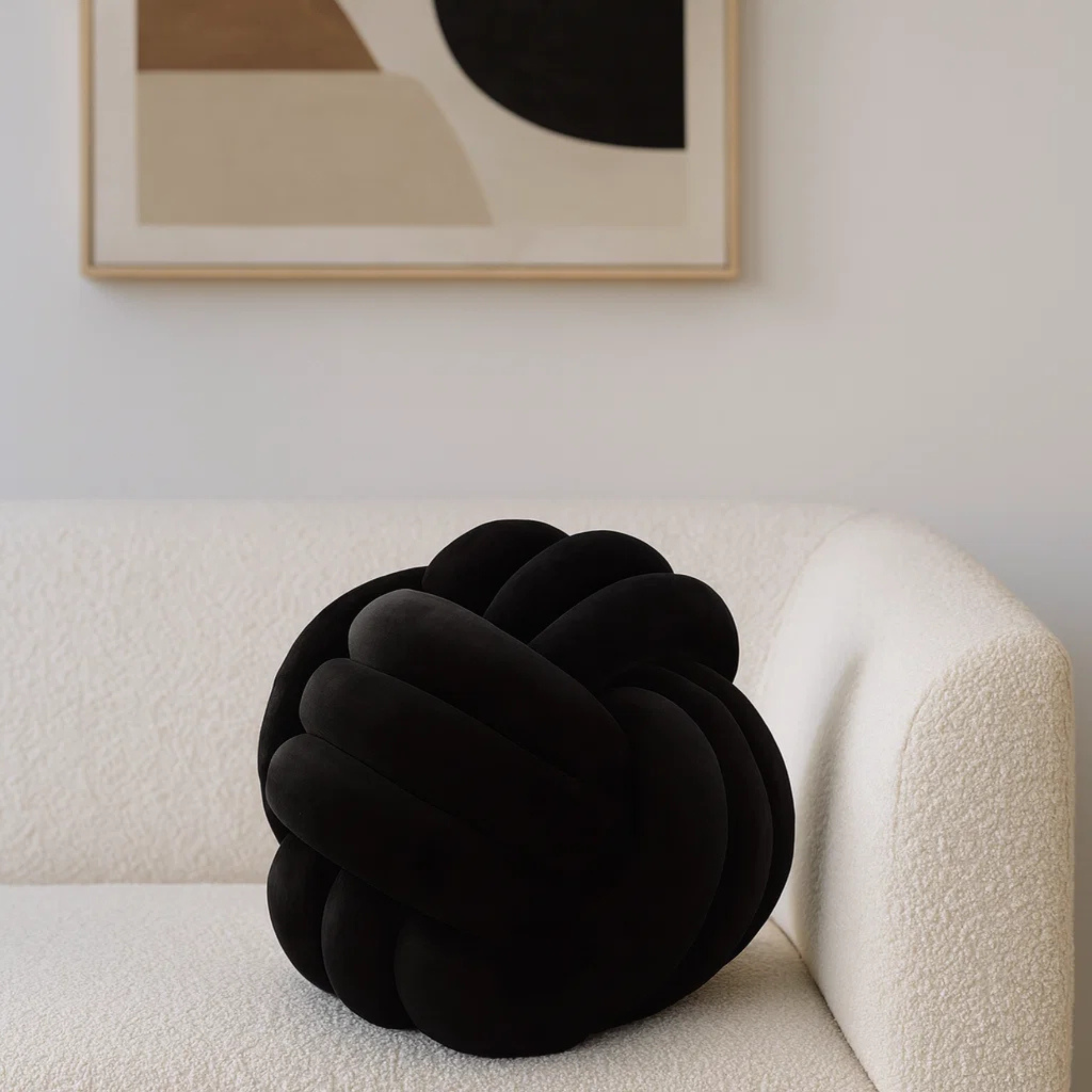 Knotted Ball Throw Pillow