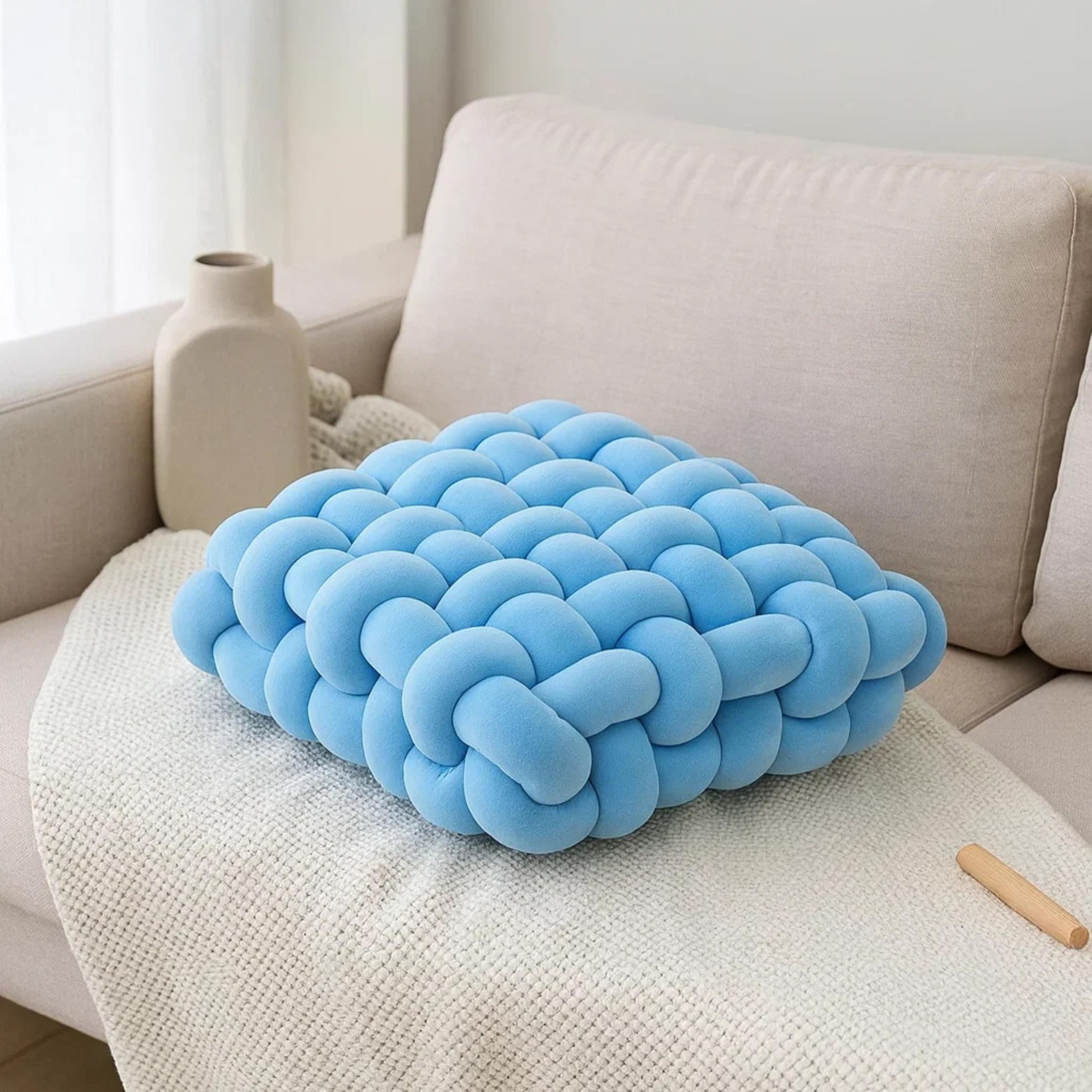 Knotted Throw Pillow