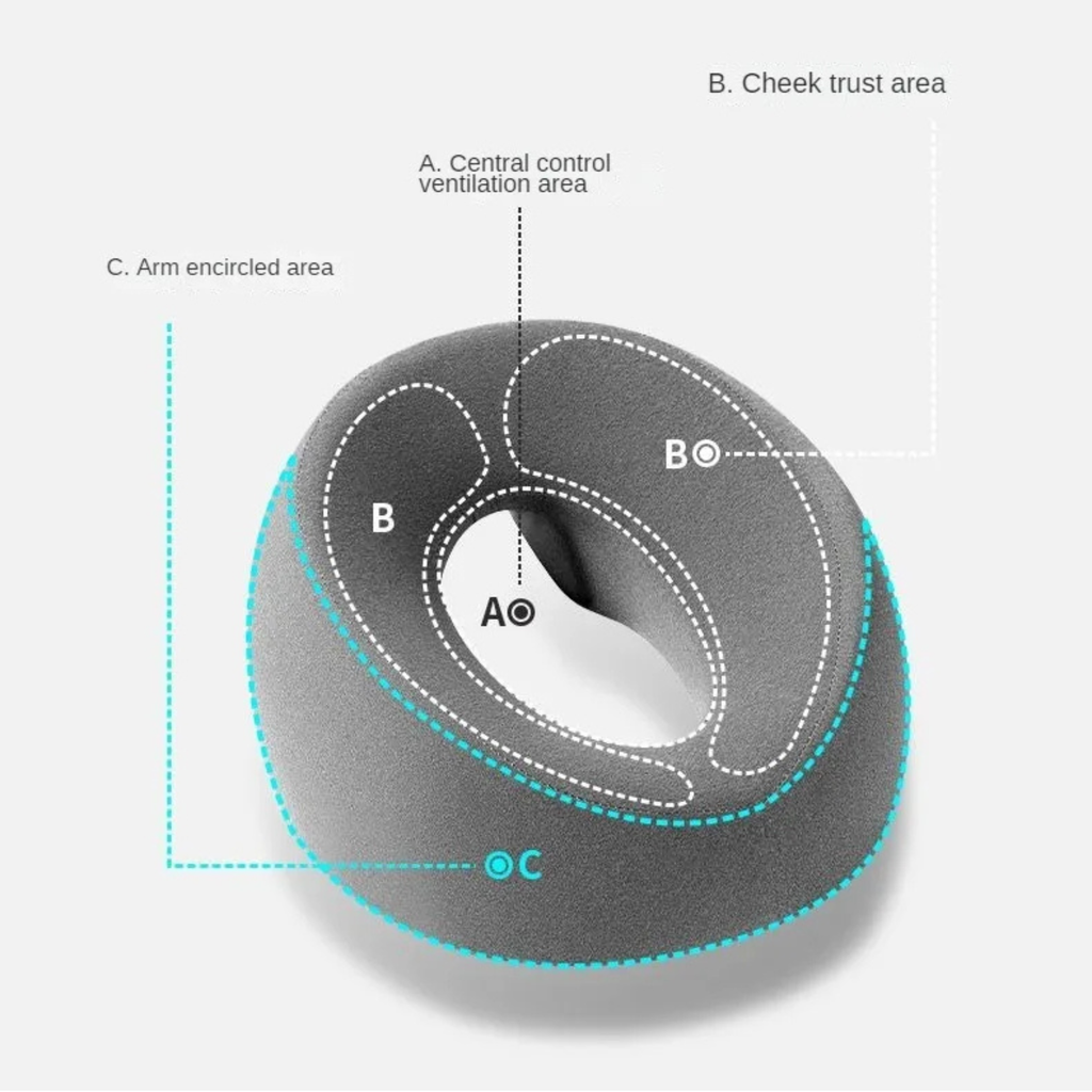 Ergonomic Face Down Pillow