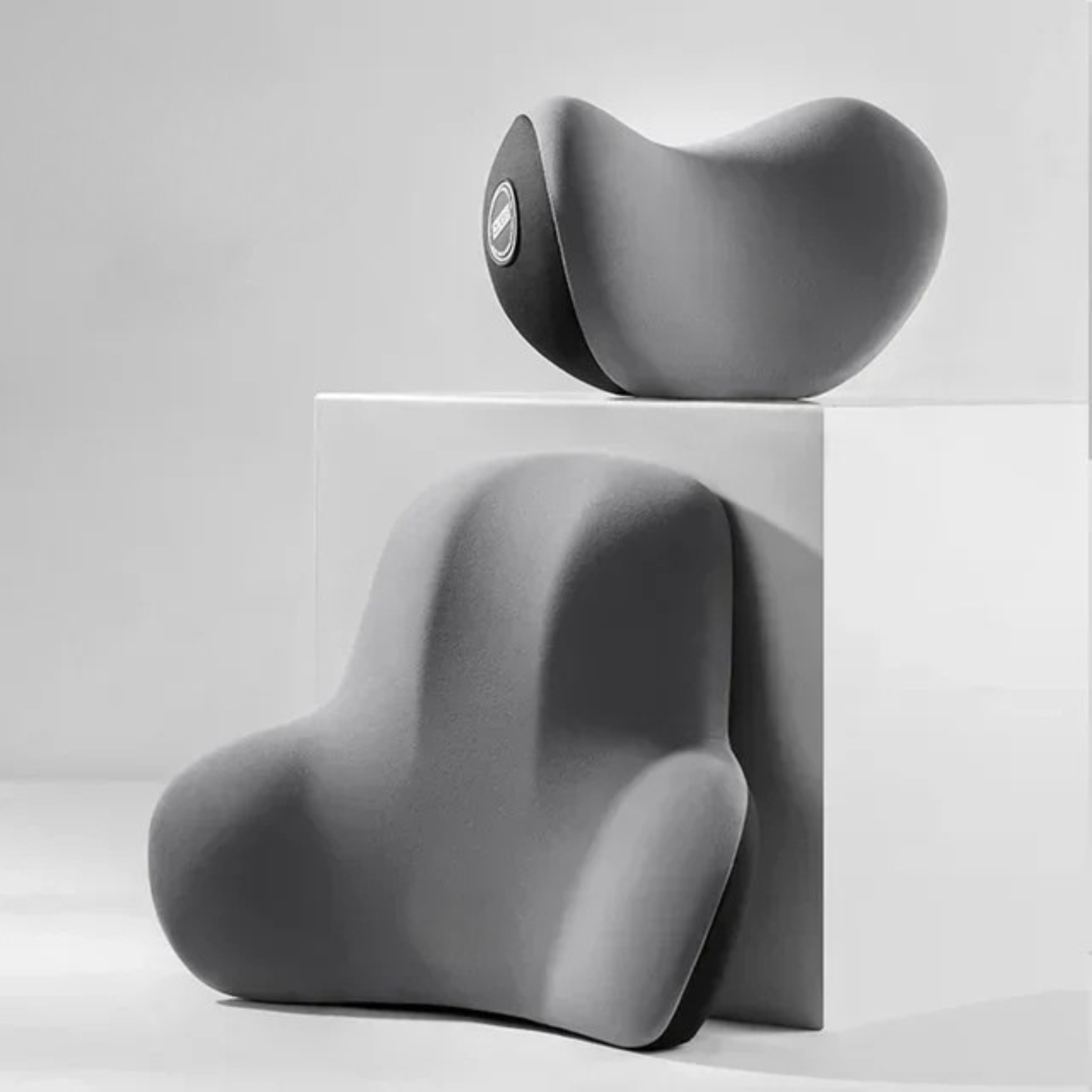 Ergonomic Neck and Lumbar Support Pillow Set for Car