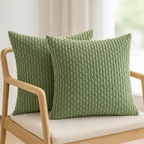 Boho Corduroy Throw Pillow Covers