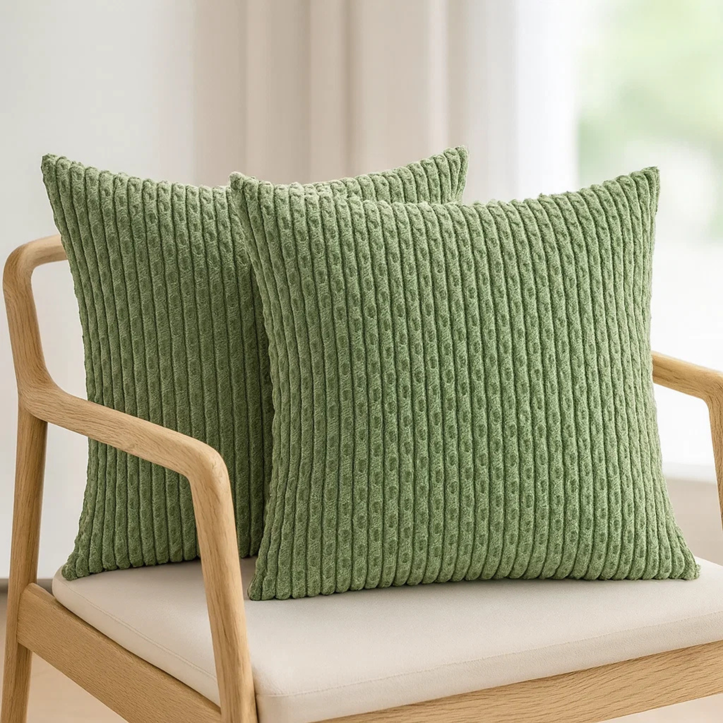 Boho Corduroy Throw Pillow Covers