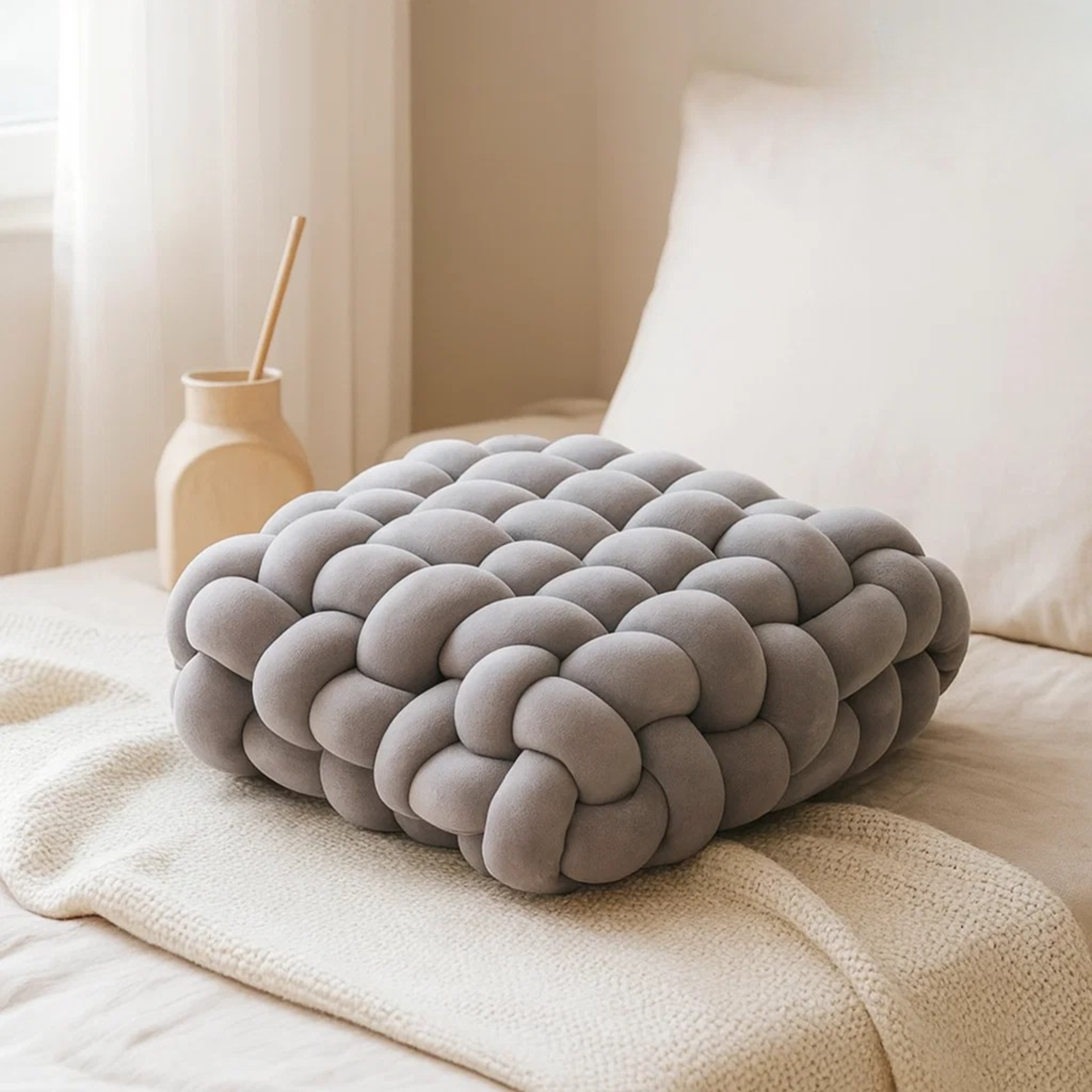 Knotted Throw Pillow