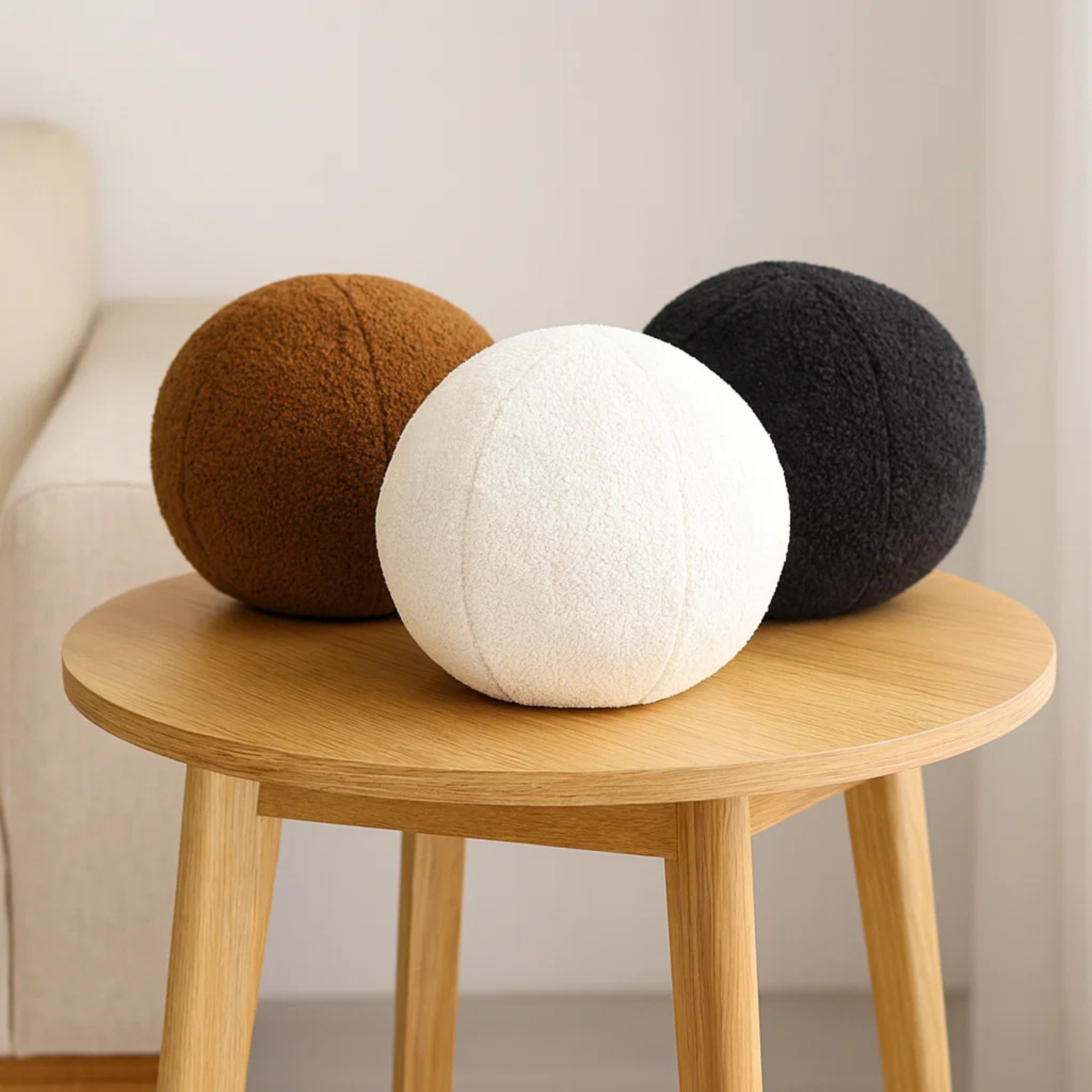 Nordic Spherical Decorative Pillow for Sofa