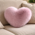 Fluffy Heart Decorative Pillow