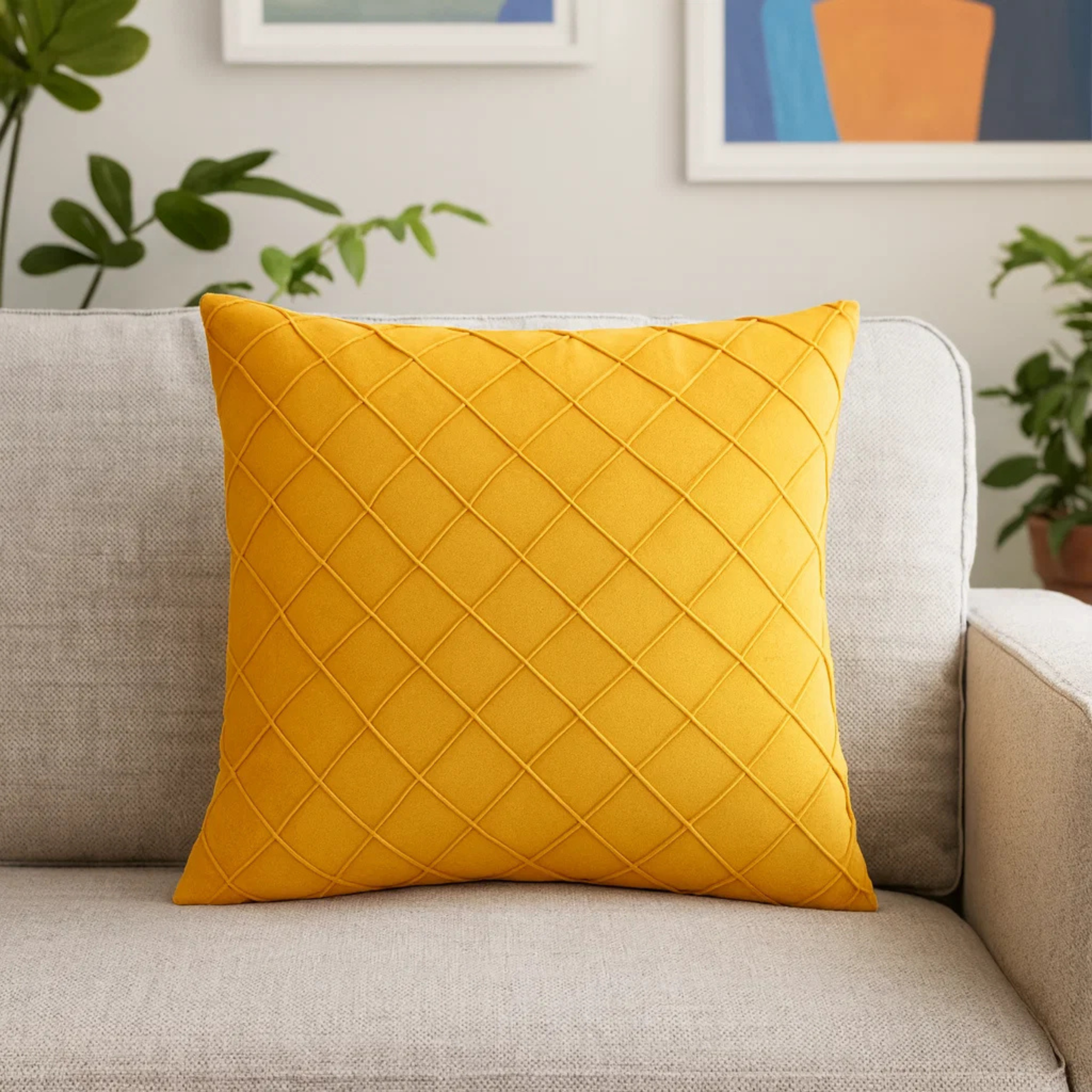 Geometric Velvet Throw Pillow Covers