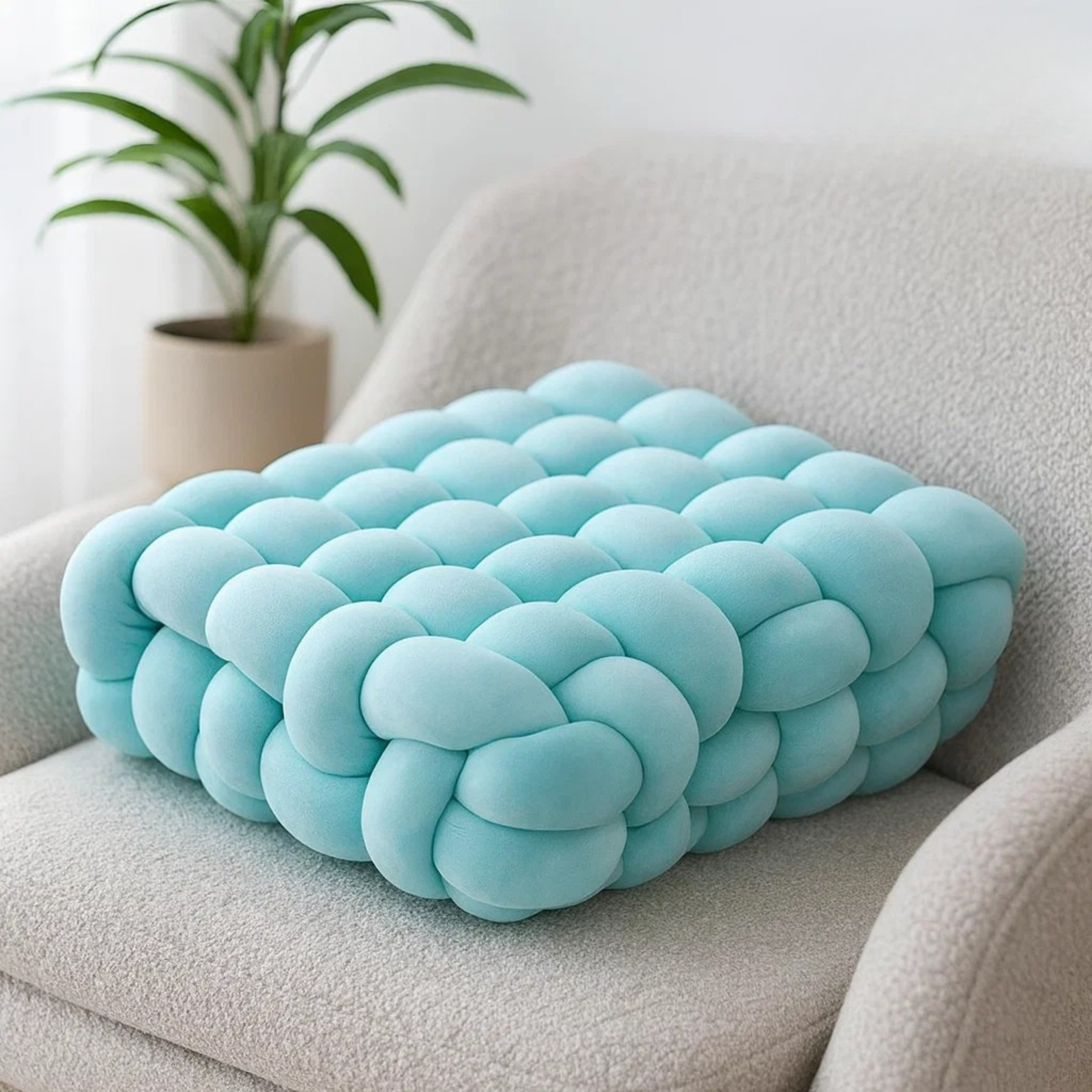 Knotted Throw Pillow