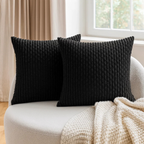 Boho Corduroy Throw Pillow Covers