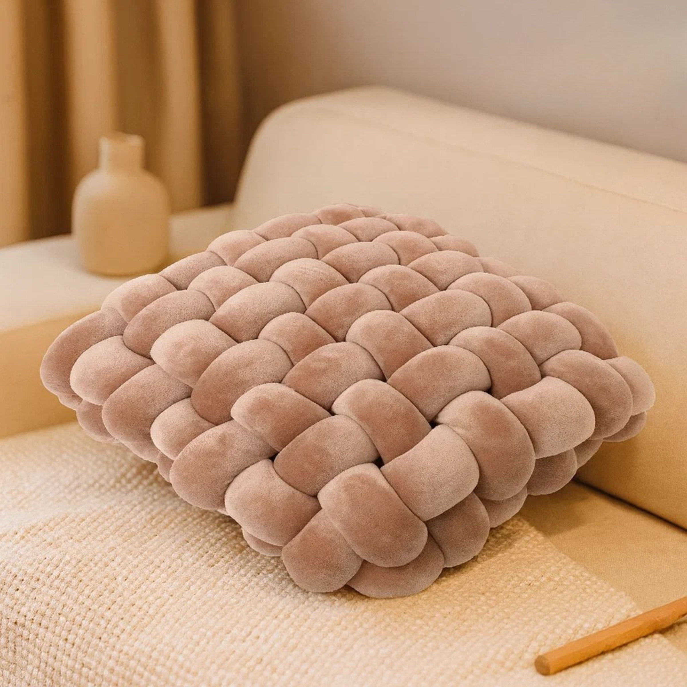 Knotted Throw Pillow