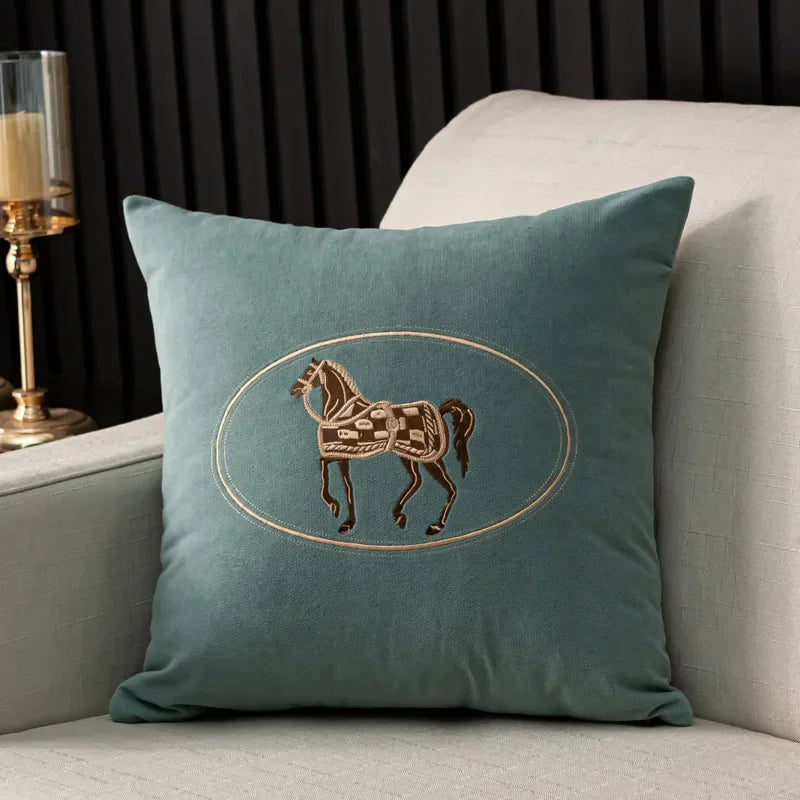Cushion Cover Cotton Hand-embroidered Design 10