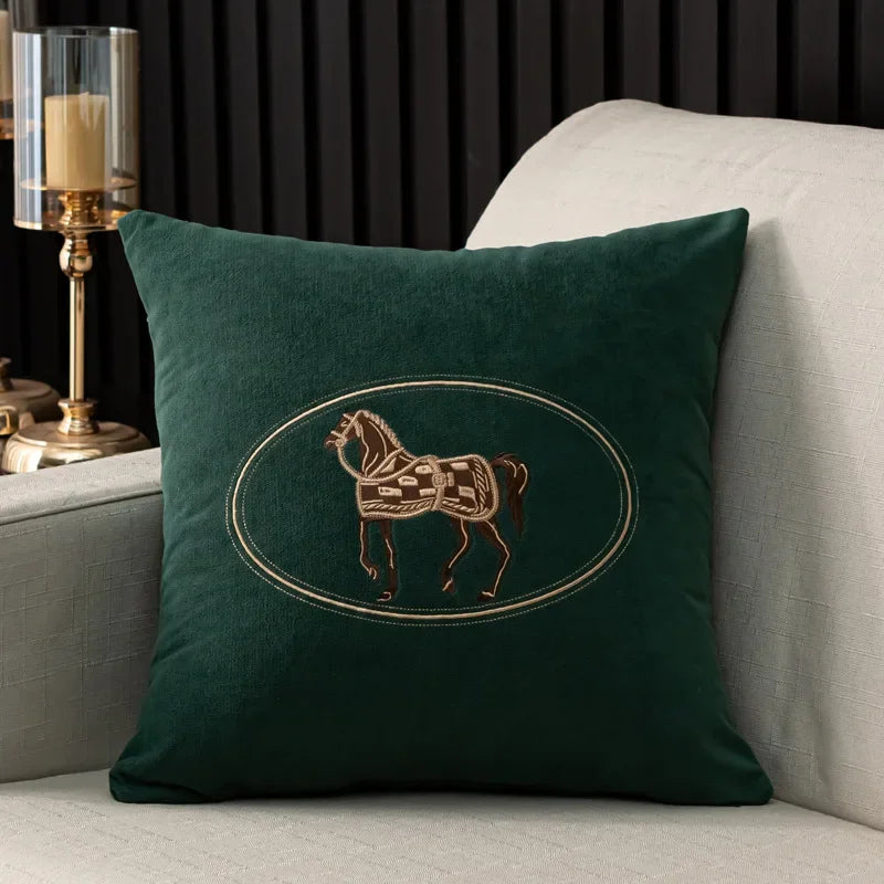 Cushion Cover Cotton Hand-embroidered Design 11