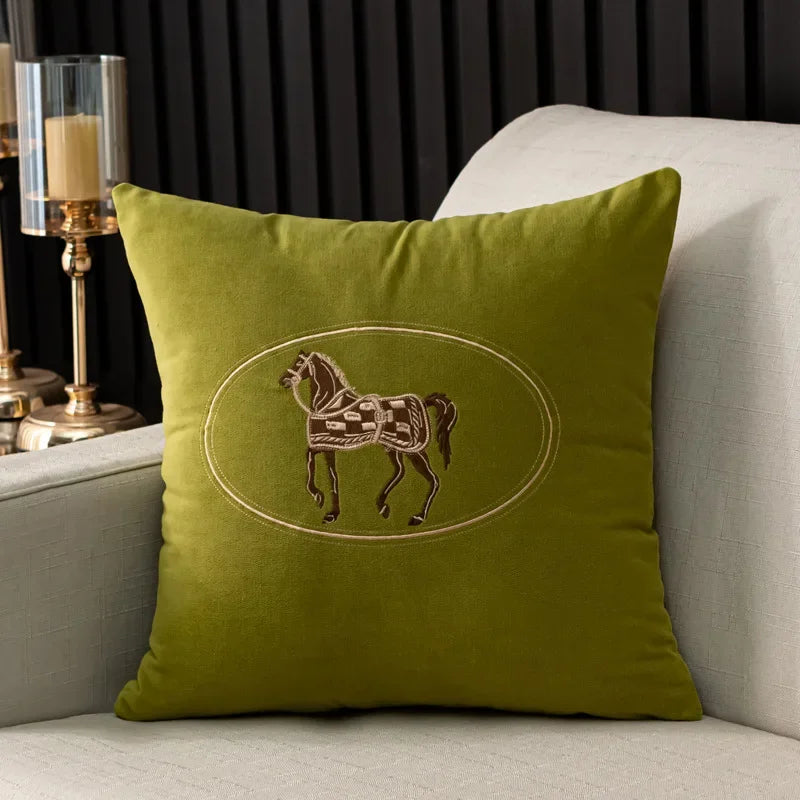 Cushion Cover Cotton Hand-embroidered Design 13