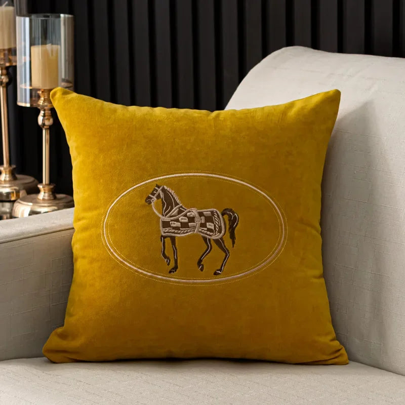 Cushion Cover Cotton Hand-embroidered Design 14