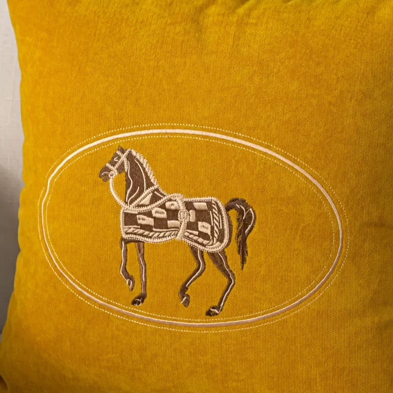 Cushion Cover Cotton Hand-embroidered Design 2