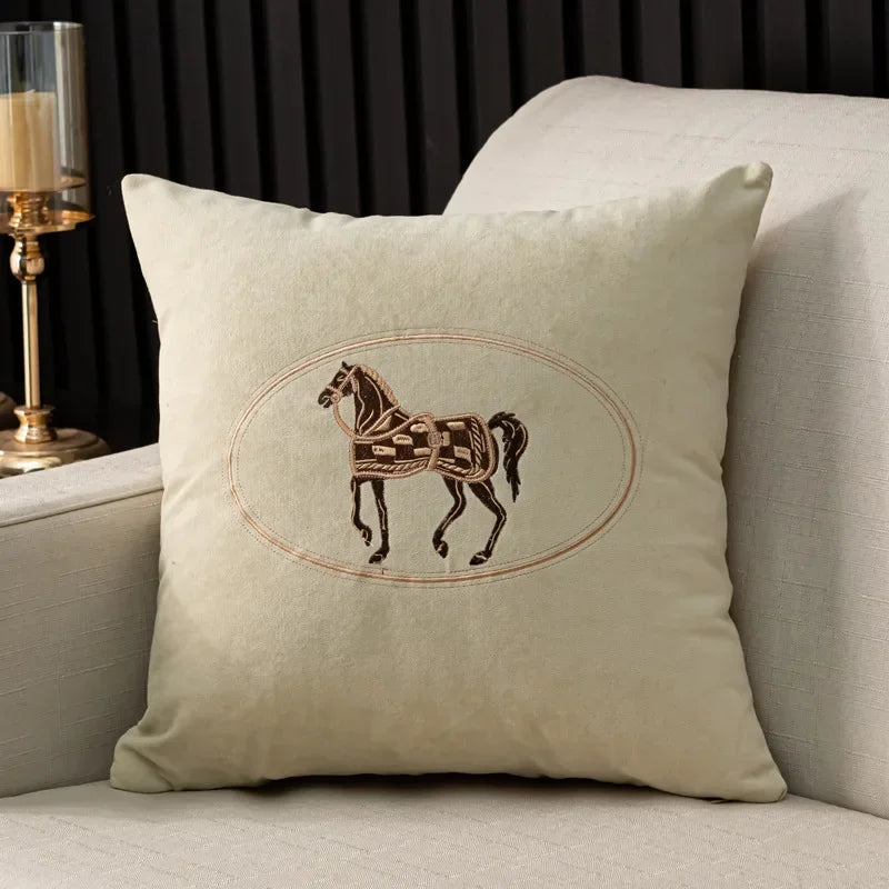 Cushion Cover Cotton Hand-embroidered Design 5