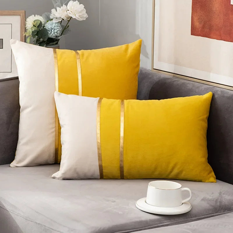 Cushion Cover Dutch Velvet Zipper Closure 12