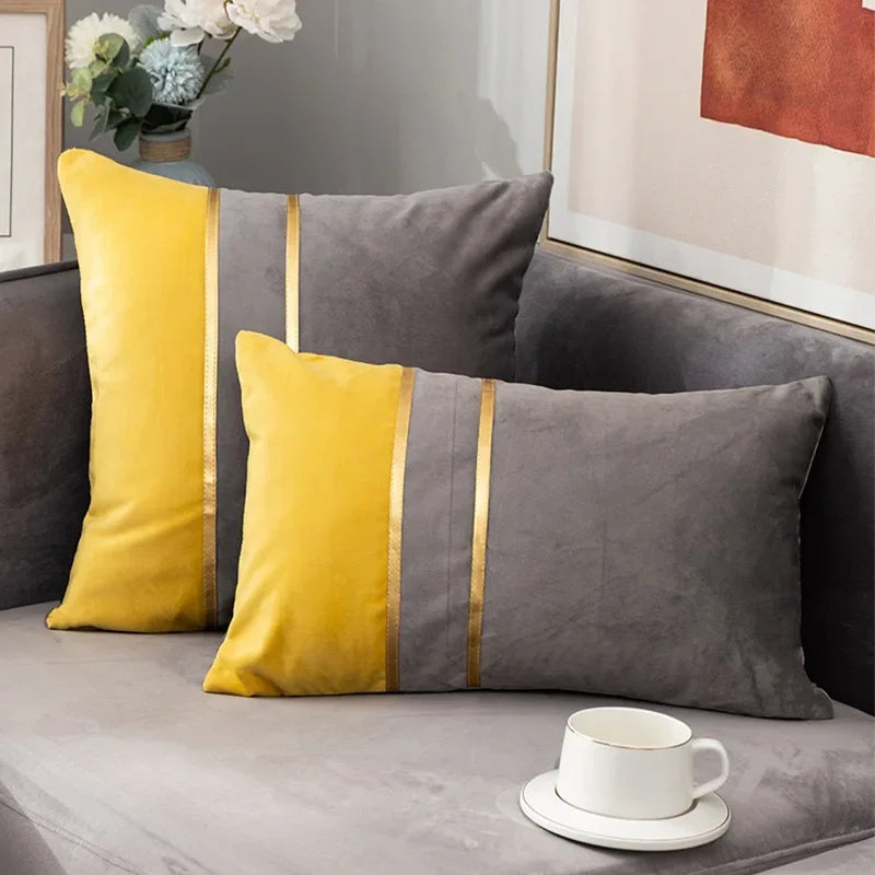 Cushion Cover Dutch Velvet Zipper Closure 3