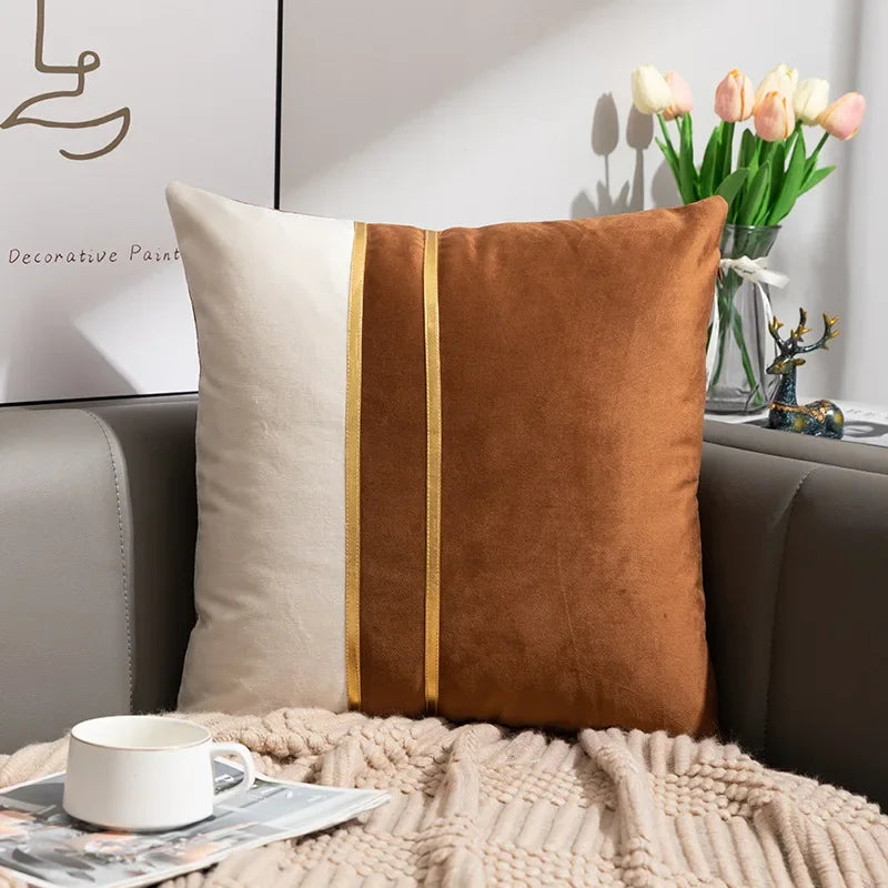 Cushion Cover Dutch Velvet Zipper Closure 6