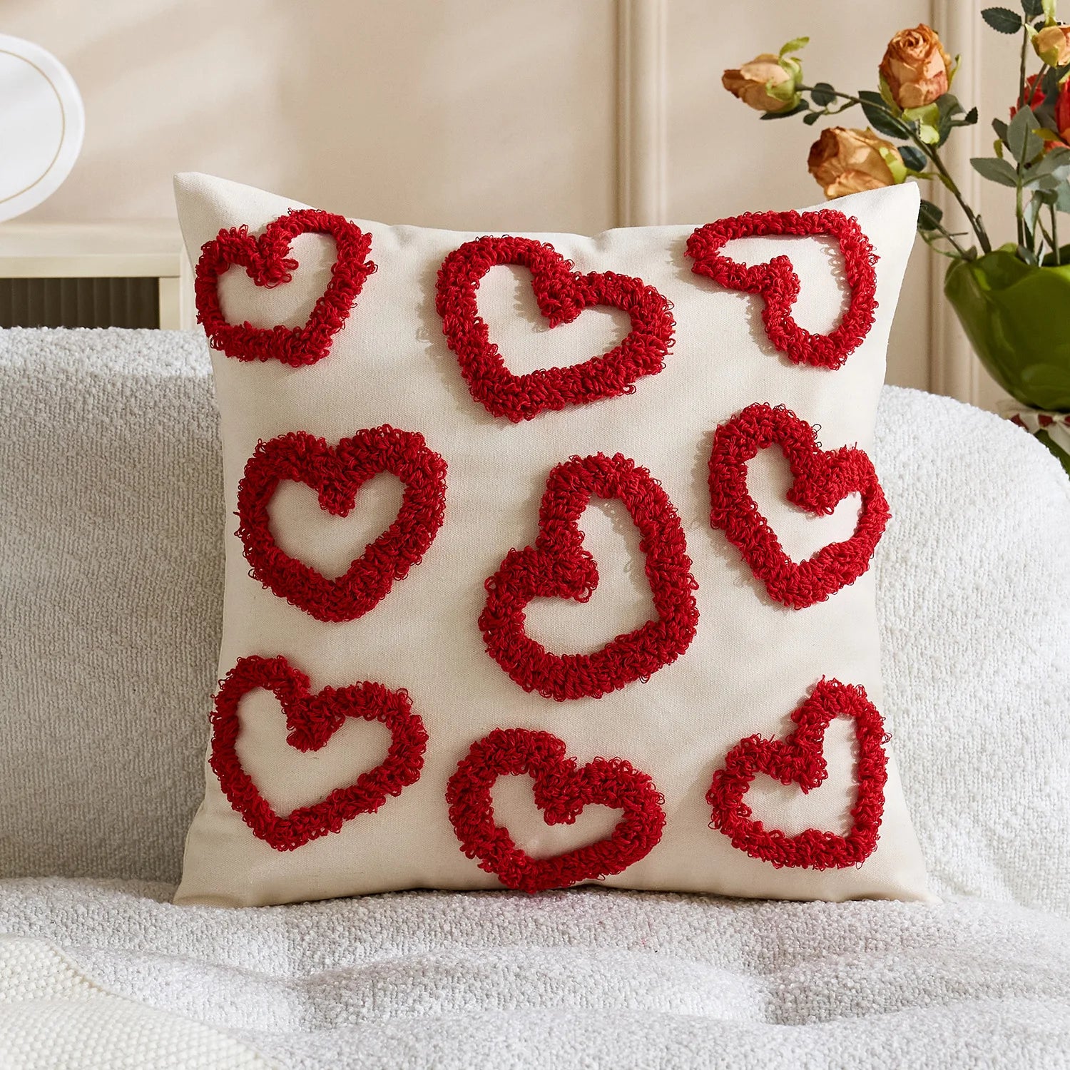 Cushion Cover Polyester Cotton Closure Type None 3