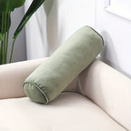Decorative Throw Pillow Textured Cotton Fabric Cylindrical Shape 11