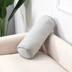 Decorative Throw Pillow Textured Cotton Fabric Cylindrical Shape 8