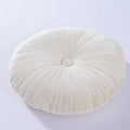 Decorative Throw Pillow Velvet Circular Design Double-Sided Soft Cushion 12
