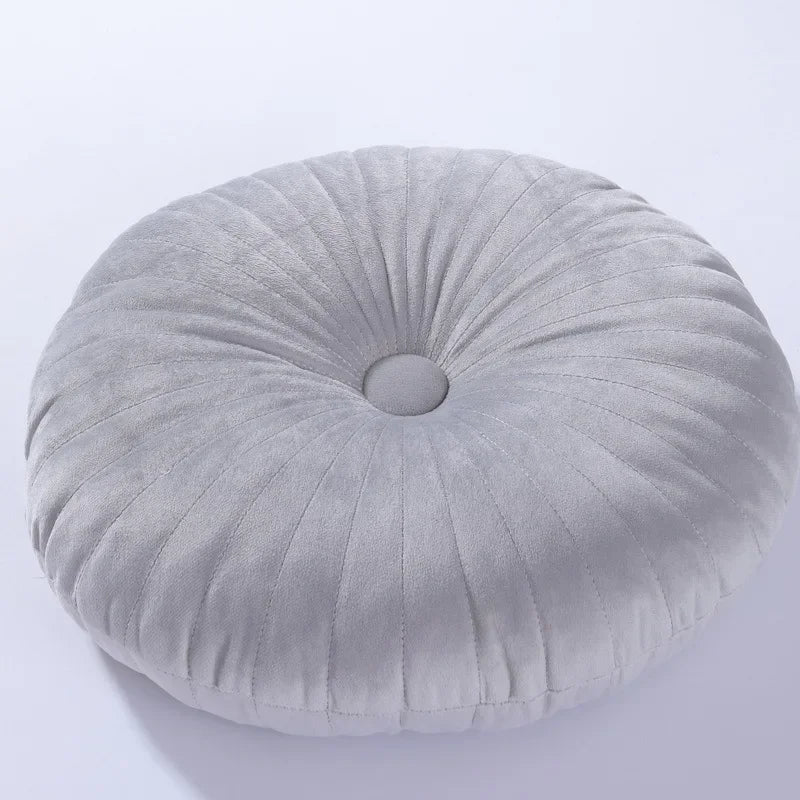 Decorative Throw Pillow Velvet Circular Design Double-Sided Soft Cushion 14