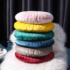 Decorative Throw Pillow Velvet Circular Design Double-Sided Soft Cushion 5