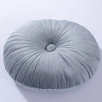 Decorative Throw Pillow Velvet Circular Design Double-Sided Soft Cushion 8