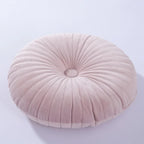 Decorative Throw Pillow Velvet Circular Design Double-Sided Soft Cushion 9
