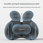 Lumbar Support Pillow Ergonomic Memory Foam Contoured Design for Back Support 1