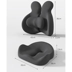 Lumbar Support Pillow Ergonomic Memory Foam Contoured Design for Back Support 4