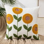Pillow Cover Cotton Zipper Closure Durable Canvas Backing 1