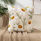Pillow Cover Cotton Zipper Closure Durable Canvas Backing 6