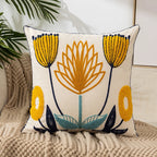 Pillow Cover Cotton Zipper Closure Durable Canvas Backing 8