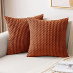 Boho Corduroy Throw Pillow Covers
