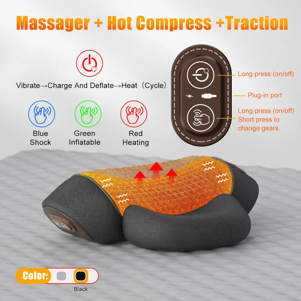 3-in-1 Electric Warming Support Pillow